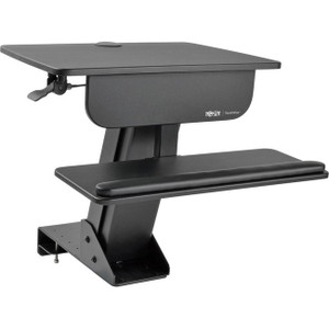 Tripp Lite WorkWise Sit Stand Desktop Workstation Adjustable Standing Desk w/ Clamp - WWSSDC