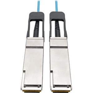 Tripp Lite QSFP+ to Active Optical Cable - 40Gb, AOC, M/M, Aqua, 30 m (98.4 ft.) - N28F-30M-AQ