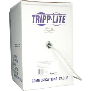 Tripp Lite 1000ft Cat5 / Cat5e 350MHz Bulk Stranded-Core PVC Cable Gray 1000' - N020-01K-GY