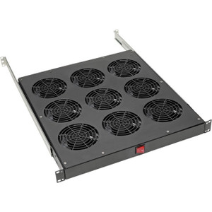 Tripp Lite Fan Tray for 19in Racks, 9 120V Fans 576 CFM C14 Inlet 1URM - SRFANTRAY9