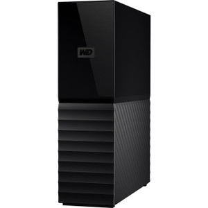 WD My Book 8TB USB 3.0 desktop hard drive with password protection and auto backup software - WDBBGB0080HBK-NESN
