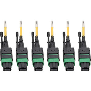 Tripp Lite MTP/MPO APC Singlemode Slim Trunk Cable 40/100 Gbe 24-Strand 15M - N392-15M-3X8-AP