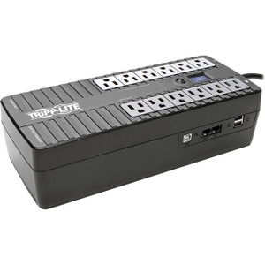 Tripp Lite 900VA 480W UPS Eco Green Desktop Battery Back Up 120V USB - ECO900LCDU2