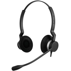 Jabra BIZ 2300 QD Duo Headset Wired Head-band Office/Call center Black - 2309-820-119