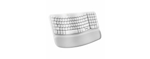 Logitech Wave Keys for Mac keyboard Universal RF Wireless + Bluetooth QWERTY English White - 920-012402