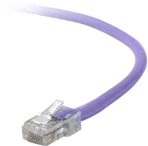 Belkin Cat5e, 10ft, 1 x RJ-45, 1 x RJ-45, Purple networking cable 118.1" (3 m) - A3L791-10-PUR