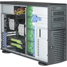 Supermicro Case CSE-743AC-1K26B-SQ 4U 8x3.5"/2.5"HotSwap SAS 1200W EATX/ATX Black Brown Box