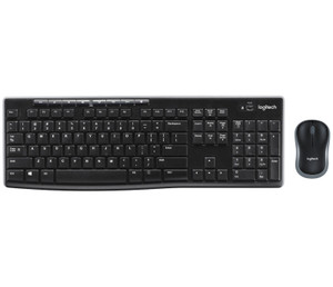 Logitech MK270 keyboard Mouse included Office RF Wireless Black - 920-008813