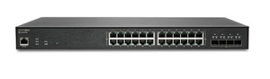 SonicWall SWS14-24FPOE Managed L2 Gigabit Ethernet (10/100/1000) Power over Ethernet (PoE) 1U Black - 02-SSC-8377