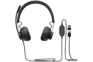 Logitech Zone Wired UC Headset Head-band Office/Call center USB Type-C Graphite - 981-000876