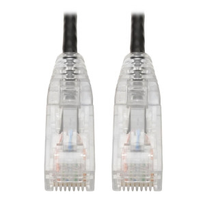 Tripp Lite N201-S8N-BK networking cable Black 7.87" (0.2 m) Cat6 U/UTP (UTP)