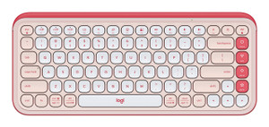 Logitech 920-013049 keyboard Universal Bluetooth QWERTY English Pink, White