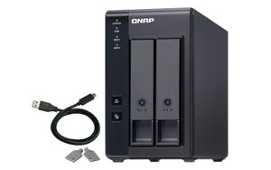 QNAP TR-002 storage drive enclosure HDD/SSD enclosure Black 2.5/3.5" - TR-002-US