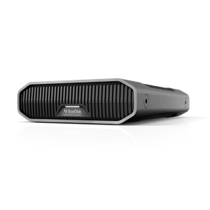 SanDisk G-DRIVE external hard drive 22 TB 7200 RPM USB Type-C 3.2 Gen 2 (3.1 Gen 2) Black  - SDPHF1A-022T-NBAAD
