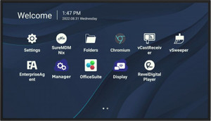 Viewsonic CDE9830 signage display LCD 98" Wi-Fi 500 cd/m² 4K Ultra HD Black Touchscreen Built-in processor Android 11