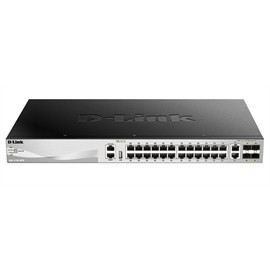 D-Link Network DGS-3130-30TS DGS-3130 Series 30-Port Lite Layer 3 Managed Gigabit Switch with 6x10GbE Port 24x10/100/1000 RJ45 Ports Brown Box