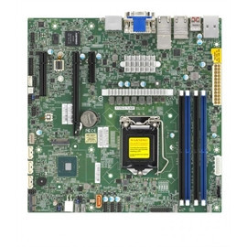 Supermicro Motherboard MBD-X12SCZ-TLN4F-B LGA 1200 W480E 128GB DDR4 PCIE Display Port /D-Sub microATX Bulk Pack