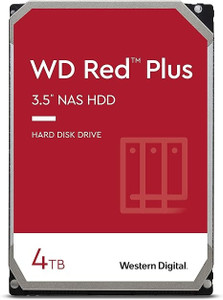 Western Digital 4TB WD Red Plus NAS Internal Hard Drive HDD - 5400 RPM, SATA 6 Gb/s, CMR, 256 MB Cache, 3.5" -WD40EFPX