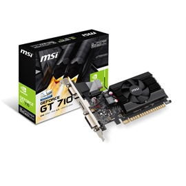 MSI Video Card G7102D3P GT 710 2GD3 LP GT710 2G DDR3 OC 64B DL-DVID/HDMI/D-Sub Low Profile