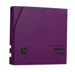 C7976AD - HP LTO-6 Ultrium 2.50TB Native / 6.25TB Compressed Metal Particle (MP) RW Tape Data Cartridge
