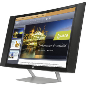 HP Business S270c 27" Full HD Curved Screen LED LCD Monitor - 16:9 - Black, Silver - K1M38A8R#ABA