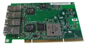 Part No: AB545A - HP PCI-X 4-Port 1000Base-T Gigabit Ethernet Adapter PCI-X 4 x RJ-45 10/100/1000Base-T