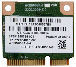 Part No: 655795-001 - HP Atheros 9485GN Mini PCI-Express 802.11b/g/n WiFi Wireless Lan (WLAN) Network Adapter with Integrated BlueTooth