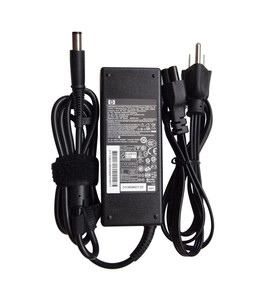 Part No: 384020-001 - HP 90-Watts 100-240VAC 50-60Hz 1.5A 19VDC Smart Pin Slim AC Power Adapter for NC6000/NC8400/NX8400 Series Notebooks