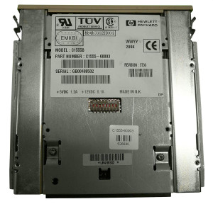Part No: C1555B - HP Surestore 12/24GB DAT 24i DDS-3 SCSI Single-Ended 5.25-inch Internal Tape Drive