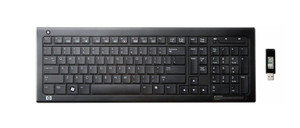 Part No: FQ480AAABA - HP Elite 2.4GHz Wireless Keyboard (Black)