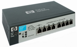 Part No: J9449A - HP ProCurve 1810G-8 8-Ports 10/100/1000Base-T Managed Gigabit Ethernet Switch
