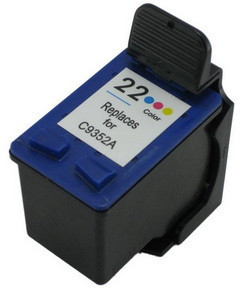 Part No: C9352A - HP 22 Tri-Color InkJet Print Cartridge 1 x (Cyan Magenta Yellow)