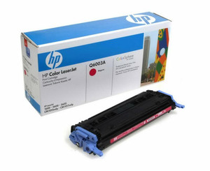 Part No: Q6003A - HP 124A Toner Cartridge (Magenta) for Color LaserJet 1600/2600 Series Printer