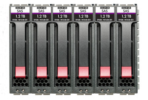 HPE MSA 14.4TB SAS 12G Enterprise 10K SFF (2.5in) M2 3yr Wty 6-pack HDD Bundle - R0Q67A