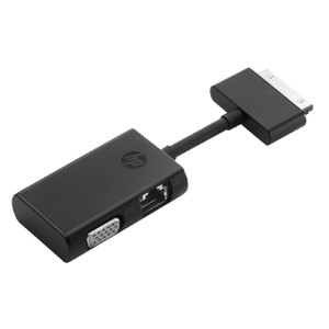 Part No: G7U78AA - HP Side Dock RJ45 Dock Connector to Ethernet and VGA Adapter