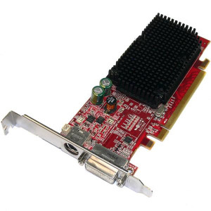 Part No: HJ513 - Dell ATI RADEON X1300 PCI Express X16 128MB DVI TV-OUT Graphics Card without Cable