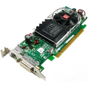 Part No: Y104D - Dell ATI Radeon HD3450 256MB PCI-e x16 DVI; TV-Out High Graphics Card