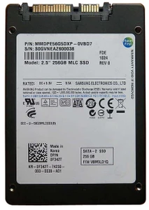 Part No: F342T - Dell 256GB SATA 2.5-inch MLC Solid State Drive