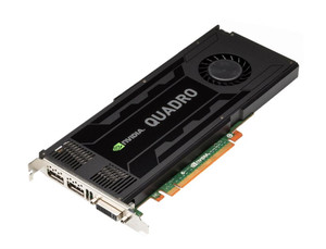 Part No: J4F85 - Dell 4GB nVidia Quadro K4200 GDDR5 1x DVI-I 2x Video Graphics Card