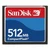 Part No: SDCFB-512-A10 - SanDisk 512MB CompactFlash (CF) Memory Card for Digital Cameras and PDA's