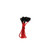 BitFenix Alchemy Multisleeved 20cm 4Pin Molex Male to 3x 3Pin Fan Male 7V Adapter Cable (Red)