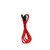 BitFenix Alchemy Multisleeved 90cm 3Pin Fan Male to 3Pin Fan Female Extension Cable (Red)