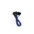 BitFenix Alchemy Multisleeved 20cm 4Pin Molex Male to 3x 3Pin Fan Male 7V Adapter Cable (Blue)