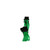 Bitfenix Alchemy Multisleeved 60cm 4Pin Molex Male to 3x 4Pin Molex Female Extension Cable (Green)