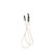 BitFenix Alchemy Multisleeved 30cm 2Pin Male to 2Pin Female Chassis I/O Cable (White)