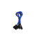 BitFenix Alchemy Multisleeved 20cm 4Pin Molex Male to 3x 3Pin Fan Male 12V Adapter Cable (Blue)