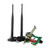 HiRO H50323 AC1200 802.11ac Wireless PCI-Express Adapter w/ 2x 5dBi Omnidirectional Antennas