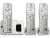 Panasonic KX-TGE263S DECT Caller ID Silver telephone