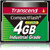 Transcend TS4GCF200I 4 GB CompactFlash - TS4GCF200I