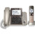 Panasonic KX-TGF350N DECT 6.0 Cordless Phone - Silver, Black - KX-TGF350N